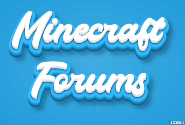 Minecraft Forums Tekst Effect