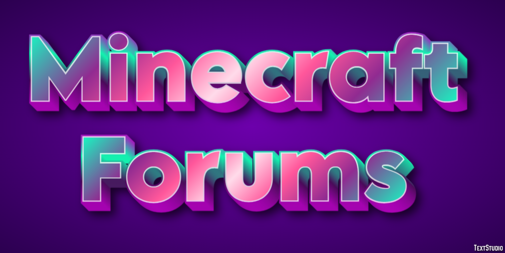 Minecraft Forums Tekst Effect