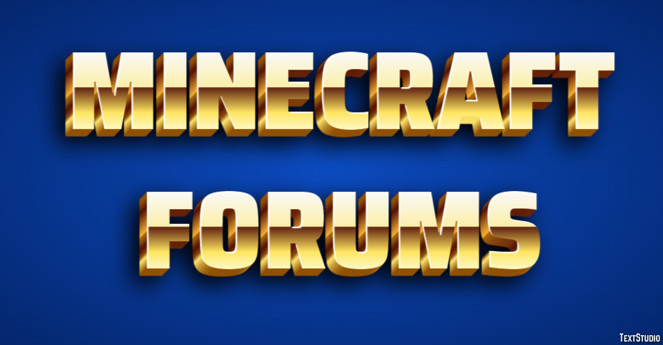 Minecraft Forums Tekst Effect