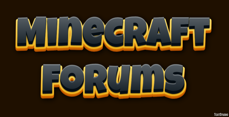 Minecraft Forums Effet de Texte