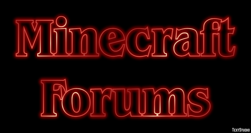Minecraft Forums Tekst Effect