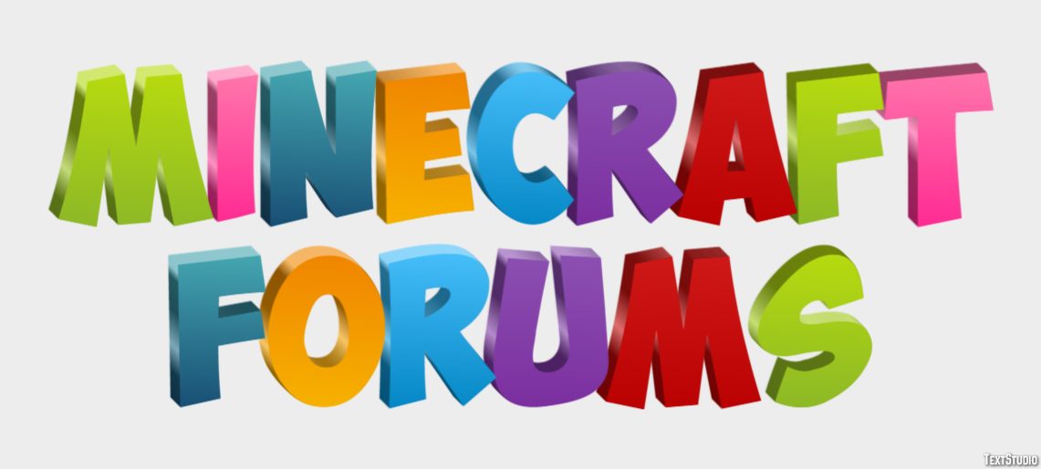 Minecraft Forums Tekst Effect