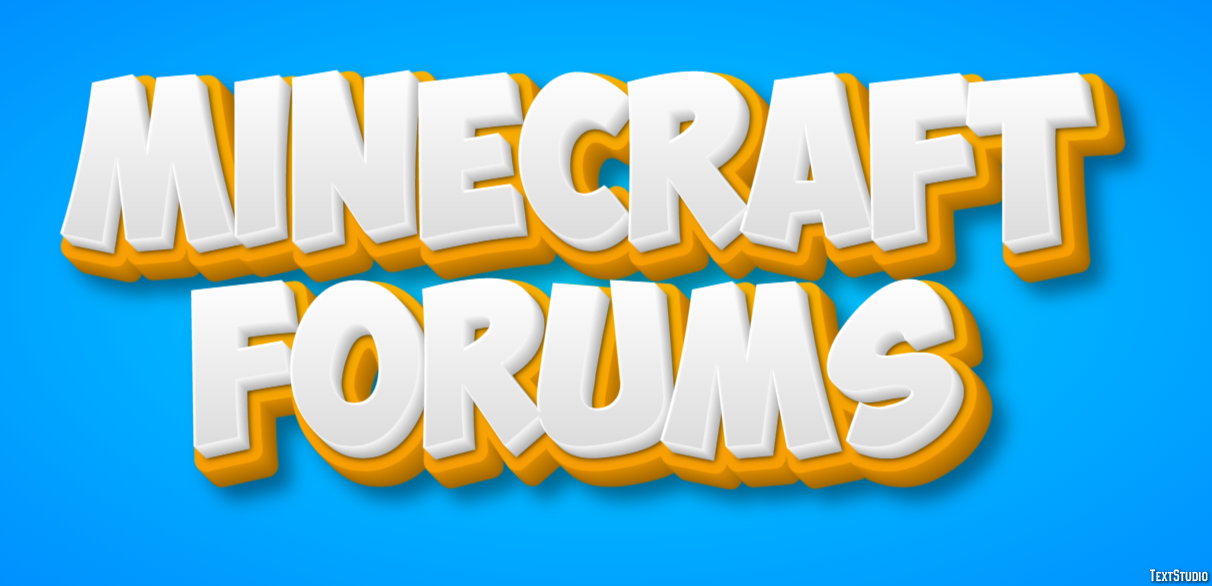 Minecraft Forums Efekt tekstowy