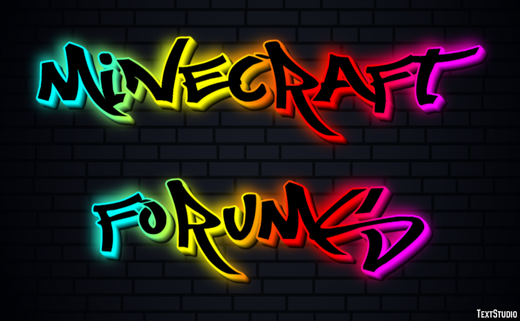 Minecraft Forums Tekst effect