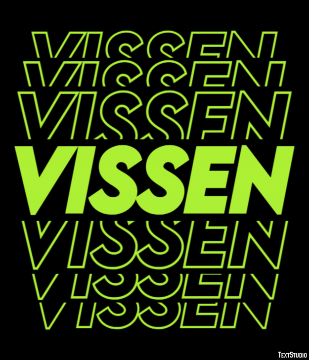 Vissen Effetto testo