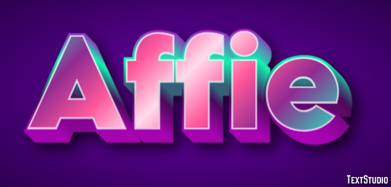 Affie Efecto de Texto