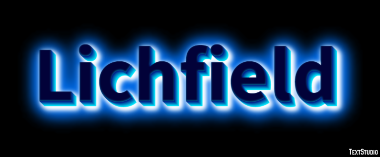 Lichfield テキスト効果