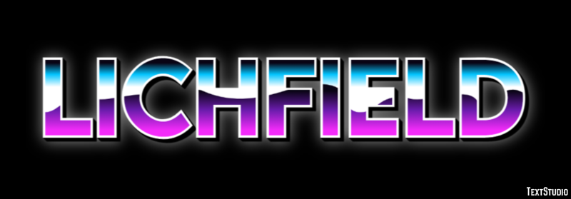Lichfield テキスト効果