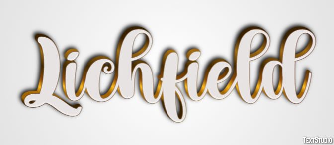 Lichfield テキスト効果