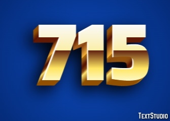 715 Эффект текста