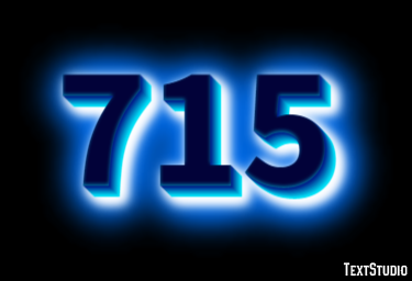 715 Text Effect