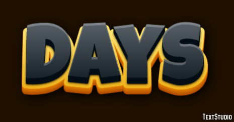 Days Efekt tekstowy
