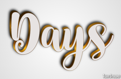 Days Efekt tekstowy