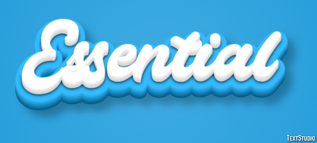 Essential Text Effect