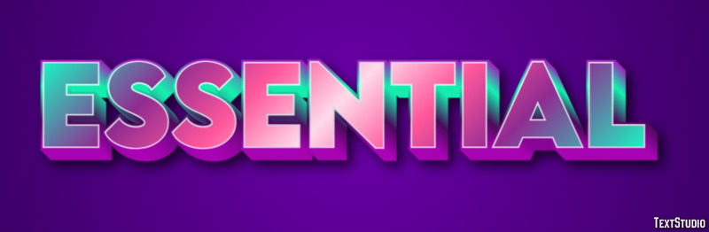 Essential Text Effect