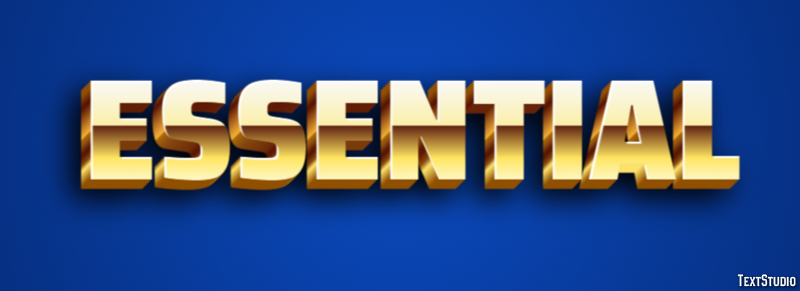 Essential Text Effect