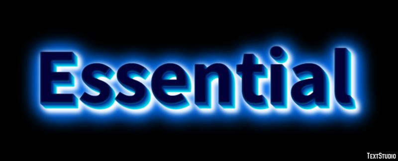 Essential Text Effect