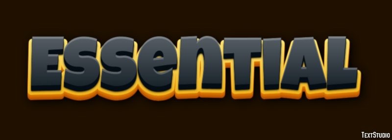 Essential Text Effect