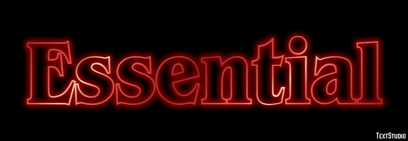Essential Text Effect