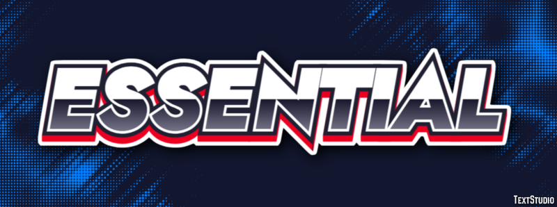 Essential Text Effect