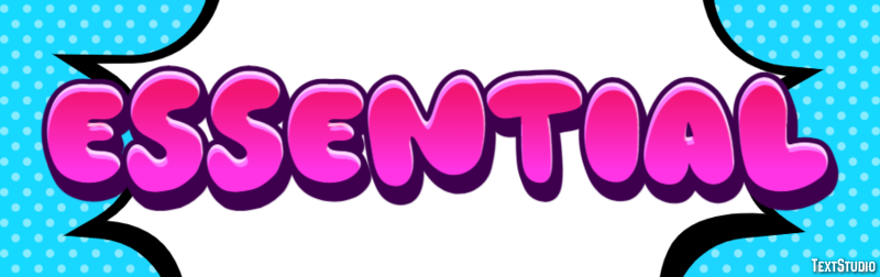 Essential Text Effect
