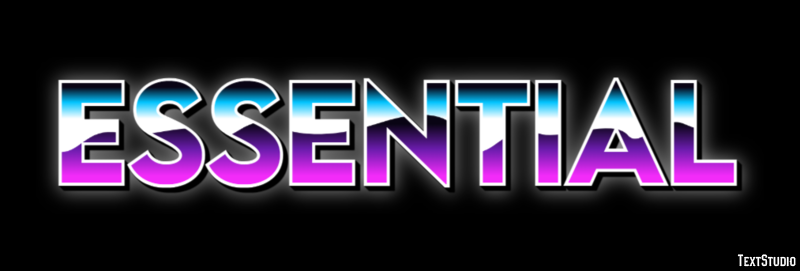 Essential Text Effect