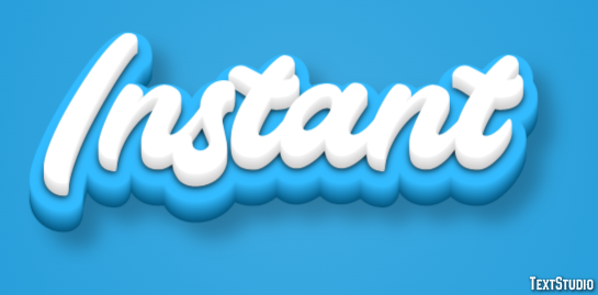 Instant Effet de texte