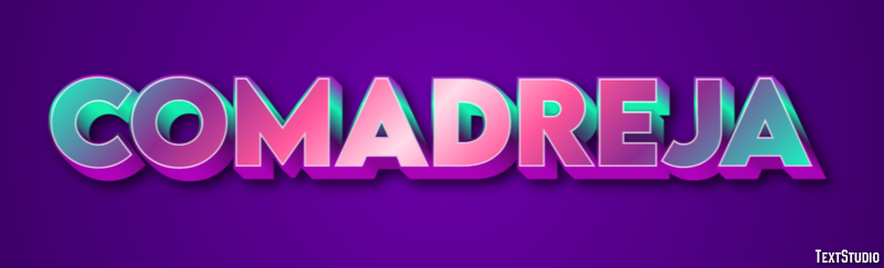 Comadreja Efecto de Texto