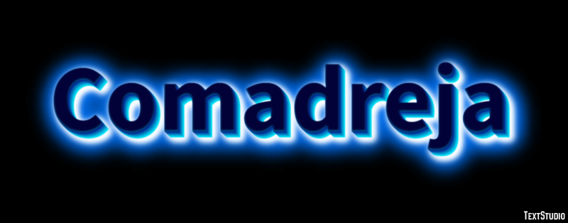 Comadreja Efeito de texto