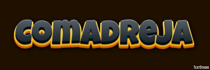 Comadreja Text Effect