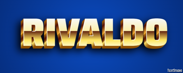 Rivaldo Effetto testo