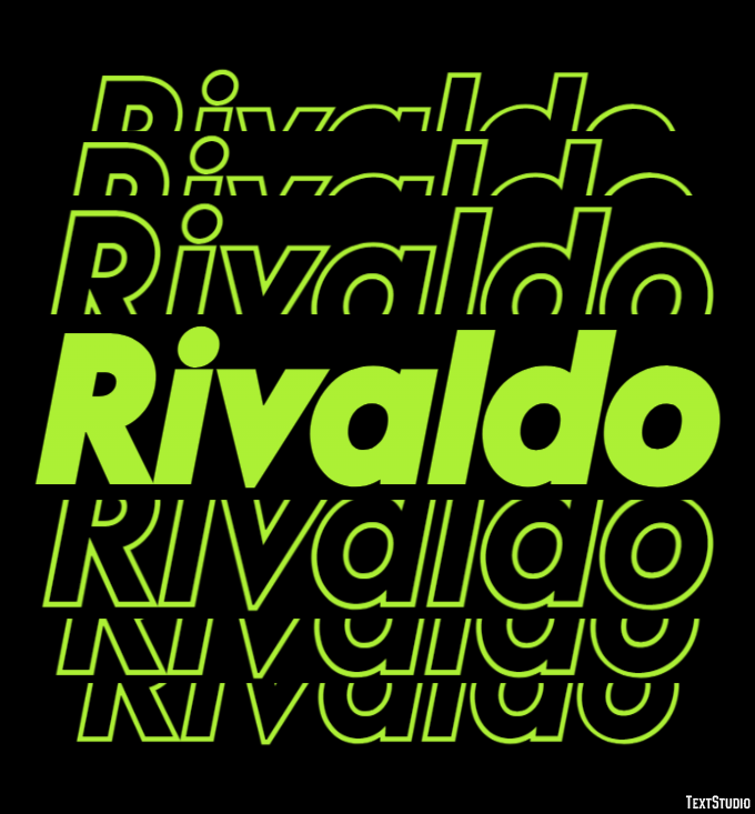 Rivaldo Effetto testo