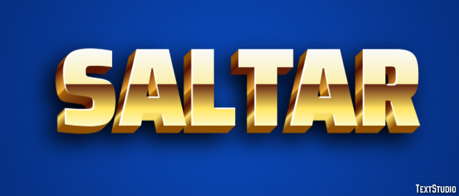 Saltar Efekt tekstowy