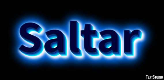 Saltar Efekt tekstowy