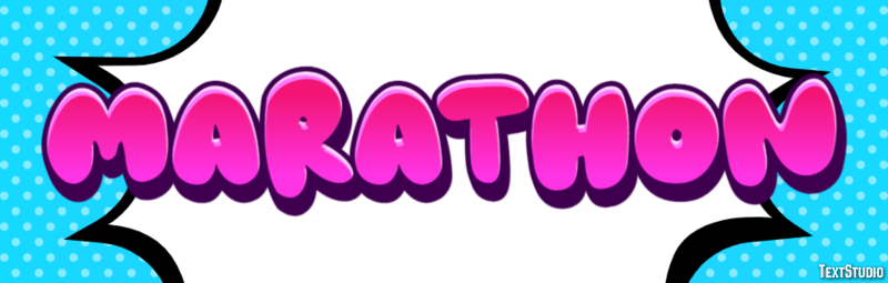 Marathon Efeito de texto