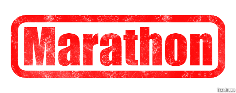 Marathon Efekt tekstowy