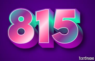 815 Text Effect