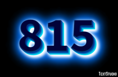 815 Text Effect