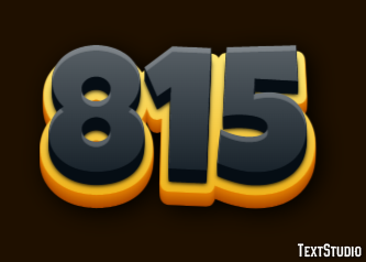 815 Text Effect