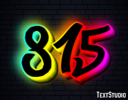 815 Text Effect