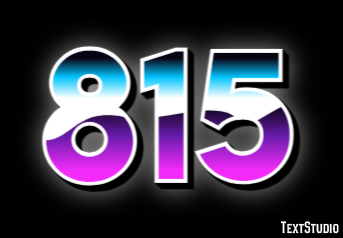 815 Text Effect