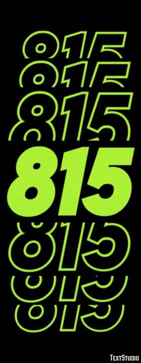 815 Text Effect