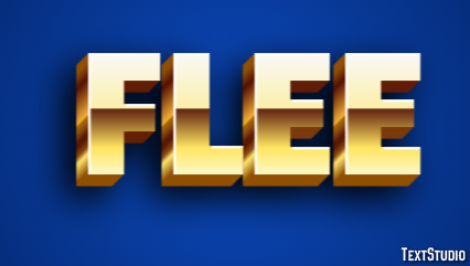 Flee Text Effect