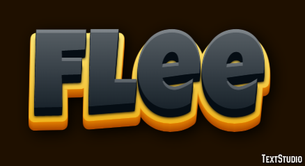 Flee Text Effect