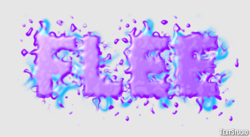 Flee Text Effect