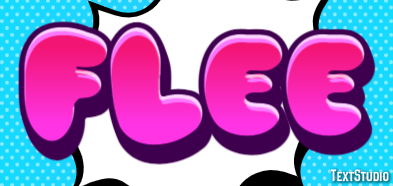 Flee Text Effect