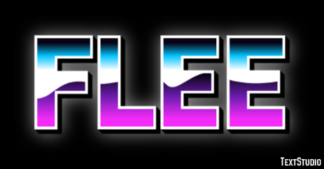 Flee Text Effect