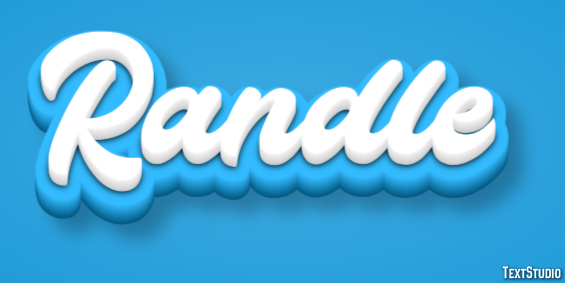 Randle Text effect
