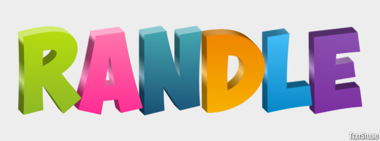 Randle Text effect