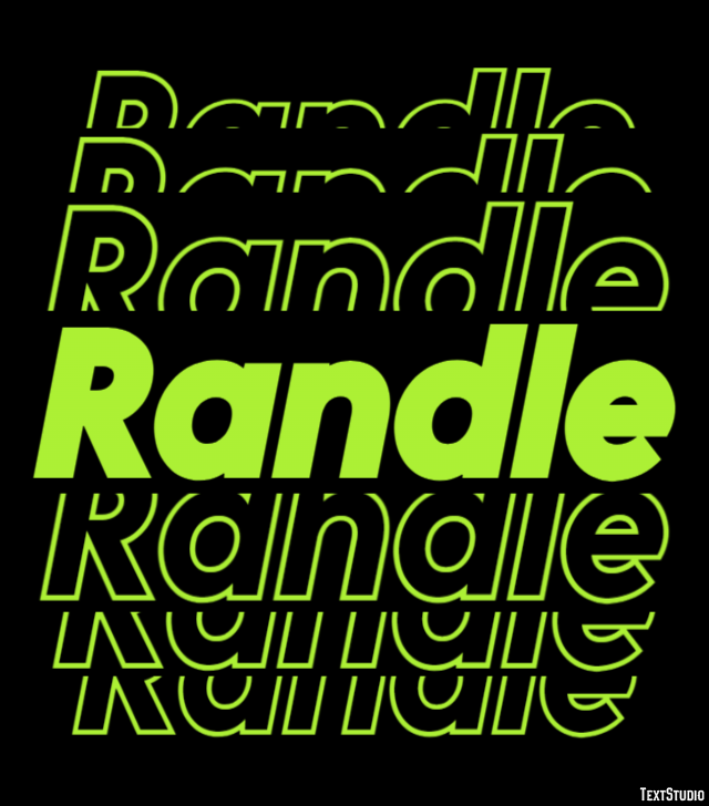 Randle Text Effect